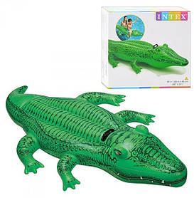 Надувний пліт Intex 58546 крокодил 168 х 86 см