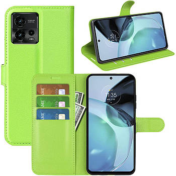 Чохол-книжка Litchie Wallet для Motorola G72 Light Green