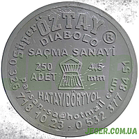 Куля Oztay 4.5 мм, 0.51 г, 250 шт. JGR