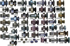 Бендикси на стартера FORD, VW, NISSAN, LADA, CHRYSLER, DODGE, CITROEN, PEUGEOT, SUZUKI, BMW, LAND ROVER, AUDI