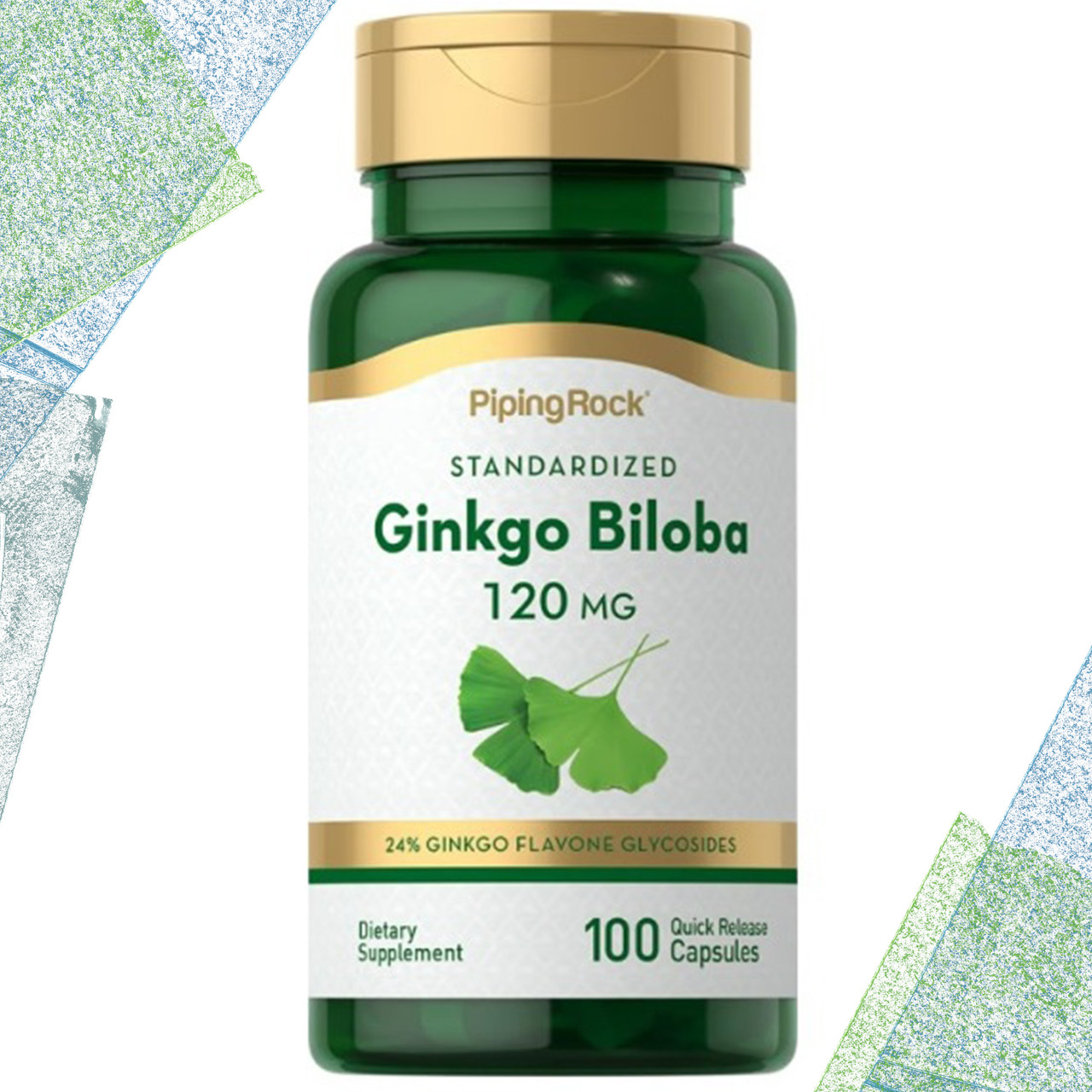 Гінкго білоба Piping Rock Ginkgo Biloba 120 мг 100 капсул