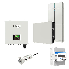 Комплект Solax 4.2: Трифазний гібридний інвертор на 10 кВт, з АКБ на 6,2 кВт*год