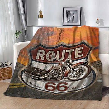 Плед 3D Route 66 20222329_B 10605 135х160 см