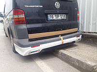 Задняя нижняя накладка Sport 3 (под покраску) для Volkswagen T5 Caravelle 2004-2010 гг