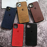 Шкіряний чохол для I Phone 12 PRO Max (світло-коричневий), фото 3