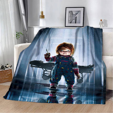 Плед 3D Лялька Чаки 20222317_B 10581 135х160 см ID 4568981, фото 1