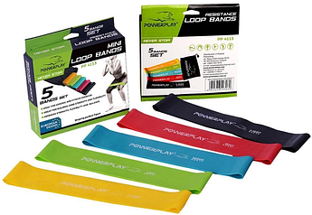 Фітнес резинки PowerPlay набір із 5шт