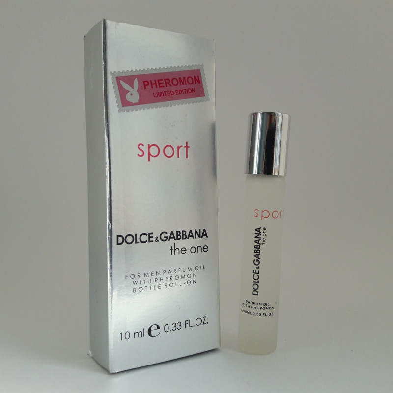 Парфумерна олія з феромонами Dolce & Gabbana The One Sport, 10 мл. Без спирту