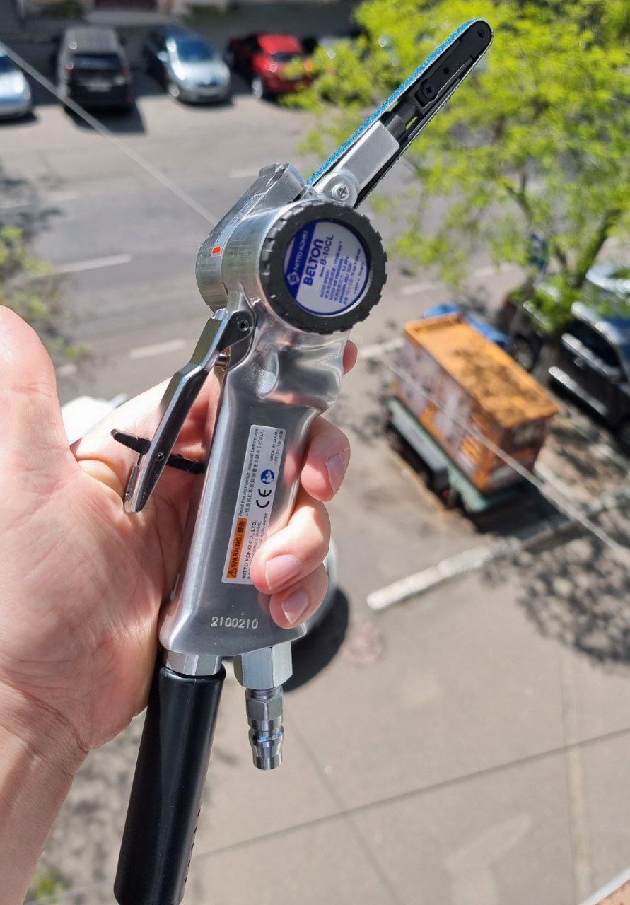 BELTON B-10CL 10*330мм стрічковий пневмо напилок , Японія