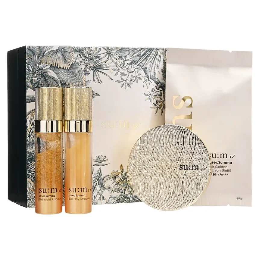 Su:m37 LosecSumma Elixir Golden Cushion Set Люксовий набір (01 — світлий беж)