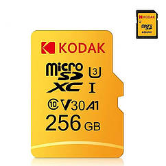 Kodak micro SD U3 V30 256 Gb class 10. Memory card