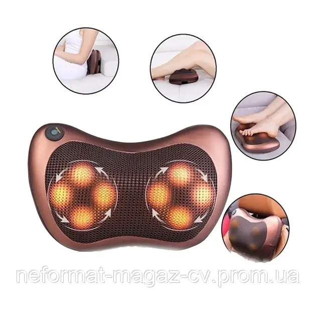 Массажная подушка для дома и машины MASSAGE PILLOW QY-8028 - фото 1 - id-p1857952959