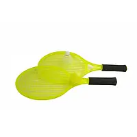 Ракетка для большого тенниса MAXLEND M 5675 Yellow детская, мячик и воланчик 6 - 9 лет