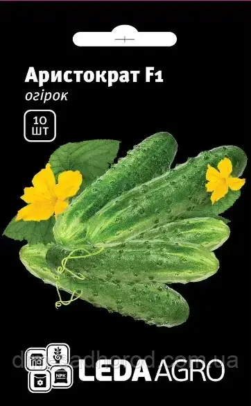 Огірок Аристократ F1 (10 шт.) , LEDA AGRO, фото 1