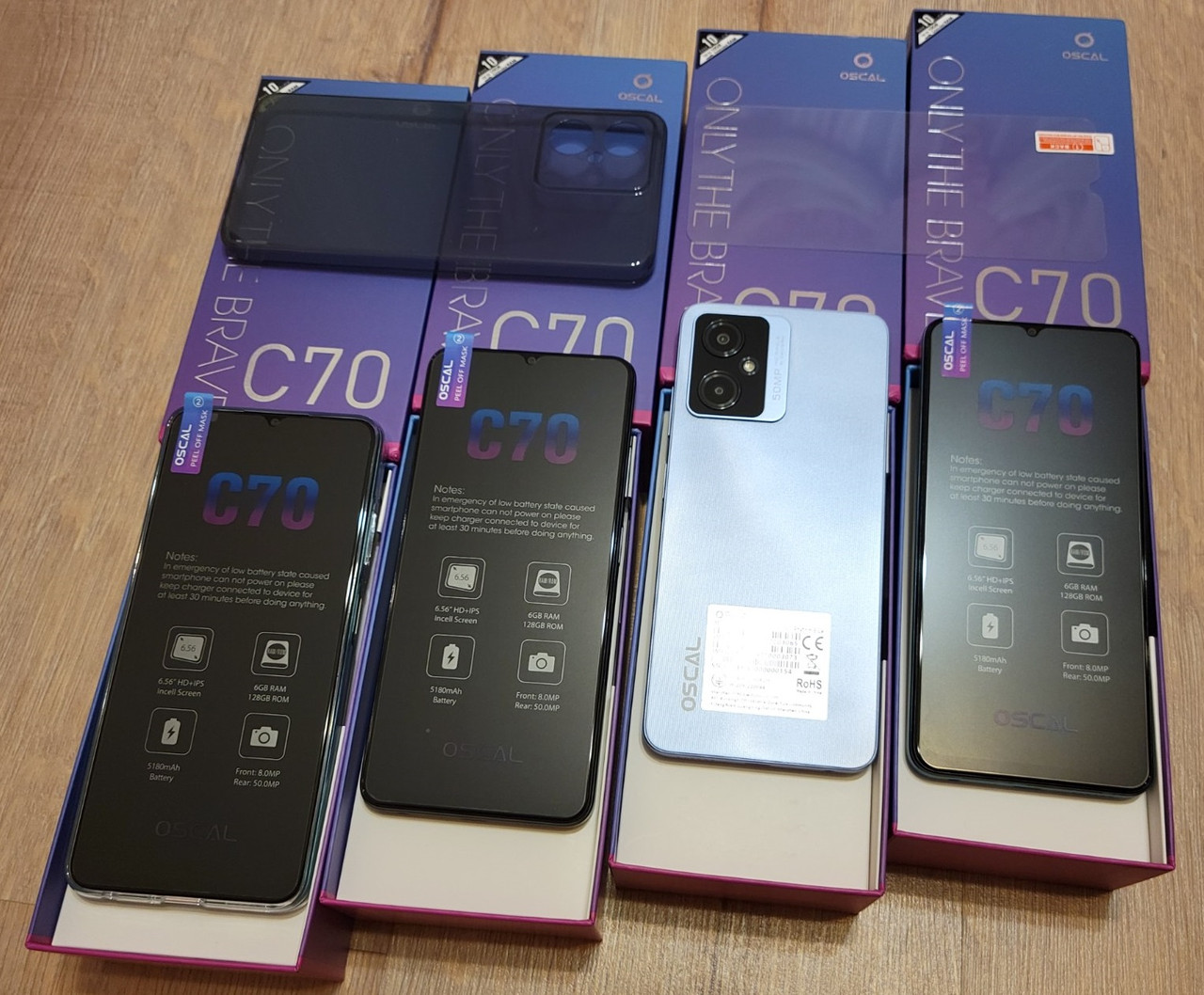 Смартфон Blackview Oscal C70 Blue 6/128 GB 50MP 5180 mAh And 12 НОВИНКА!