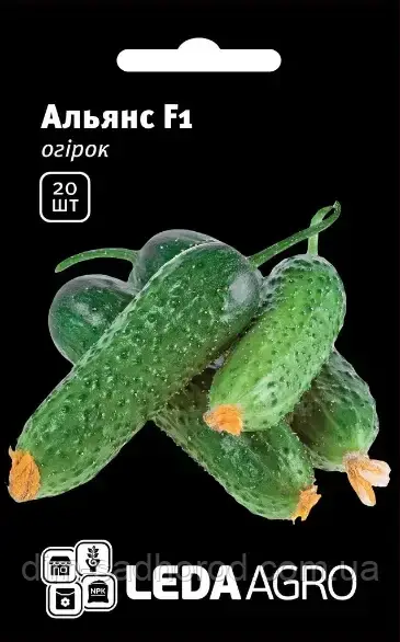 Огірок Альянс F1 (20 шт.) , LEDA AGRO, фото 1
