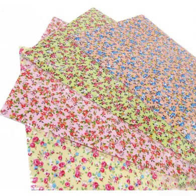 Тканина самоклеюча "Квіти", А4, 21*30см, фото 1