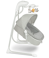 Кресло-качалка колыбель для новонарожденных Lionelo Henny Grey Dove Польша Укачивающий центр