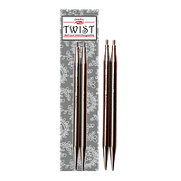 Съемные стальные спицы ChiaoGoo (Чиагу) TWIST Lace 10 см. № 5,5 мм (L) (для ручной вязки) (7504-9)