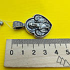 Масивний кулон Янгол Охоронець срібло чорнене 925 проби, фото 5