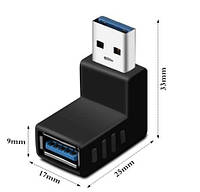 Переходник угловой USB А на USB В (папа/мама) арт. 03763