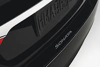Hyundai Sonata 2011-2014 Защитная наклейка накладка аппликация на задний бампер Новая Оригинал