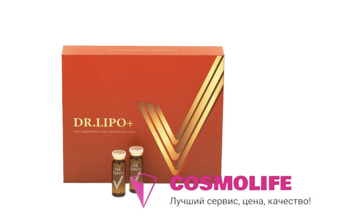Купить Липолитик для лица Dr.Lipo+ V-LINE 1*5мл, цена 520 ₴ — Prom.ua ...