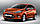 Підкрилки пара задніх Форд Фієста Ford Fiesta Mk7 (2008-2017), фото 3
