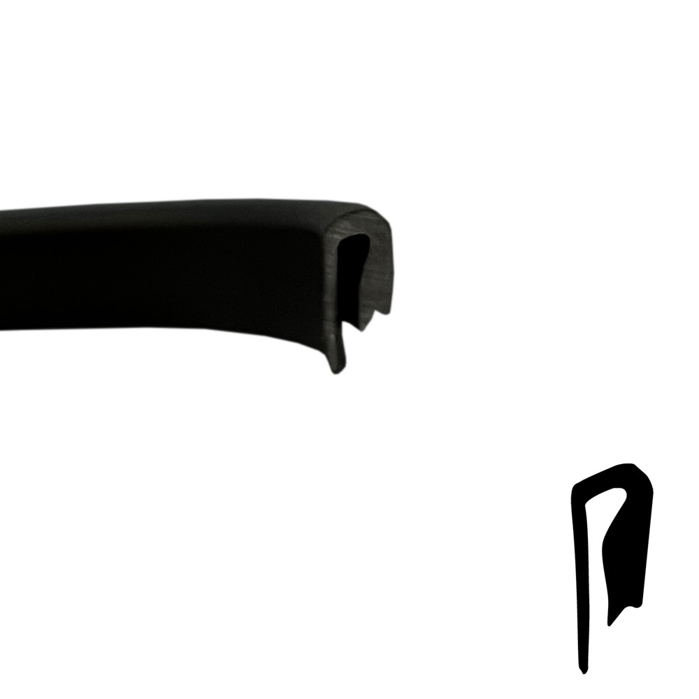 Гарпун для натяжної стелі 1050 чорний, фото 1