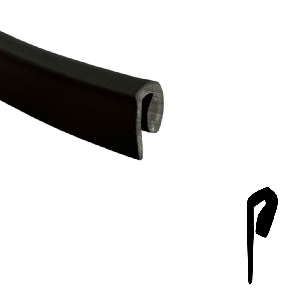 Гарпун для натяжної стелі 12 чорний