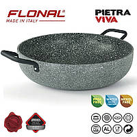 Сотейник Flonal Pietra Viva 36 см (PV8PX3670) оригинал Антипригарное покрытие Magma-Tech Made in Italy
