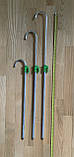 Підставка під вудки, зворотна - гачок, алюмінієва 93см, фото 3