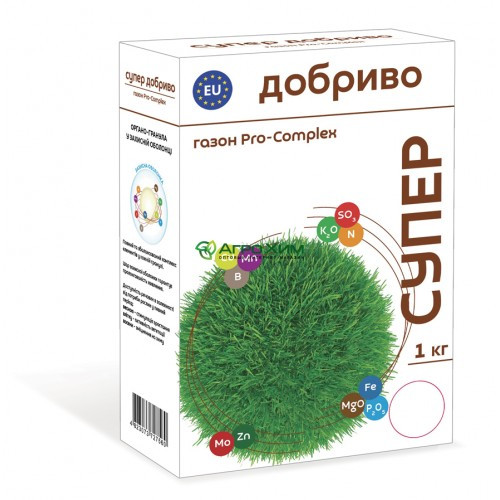Добриво Супер Газон Pro-Complex 1кг, фото 1