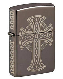 Оригінальна запальничка ZIPPO 48614 Celtic Cross Кельтський хрест гарний подарунок