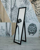 Зеркало S серии, 157 Х 42 Х 45 см., дерево, цвет черный