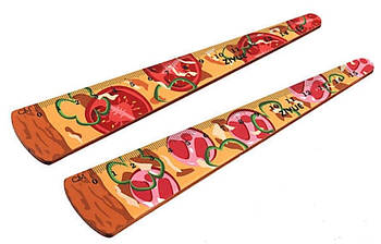 Лінійка 12см ДЕРЕВО ООПТ Піца S-1356