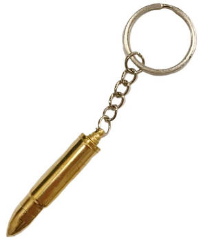 Брелок SuperBrelok метал Патрон 5см №2507