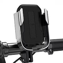 Велотримач для телефону Baseus Armor Motorcycle Holder Black (SUKJA-01), фото 4
