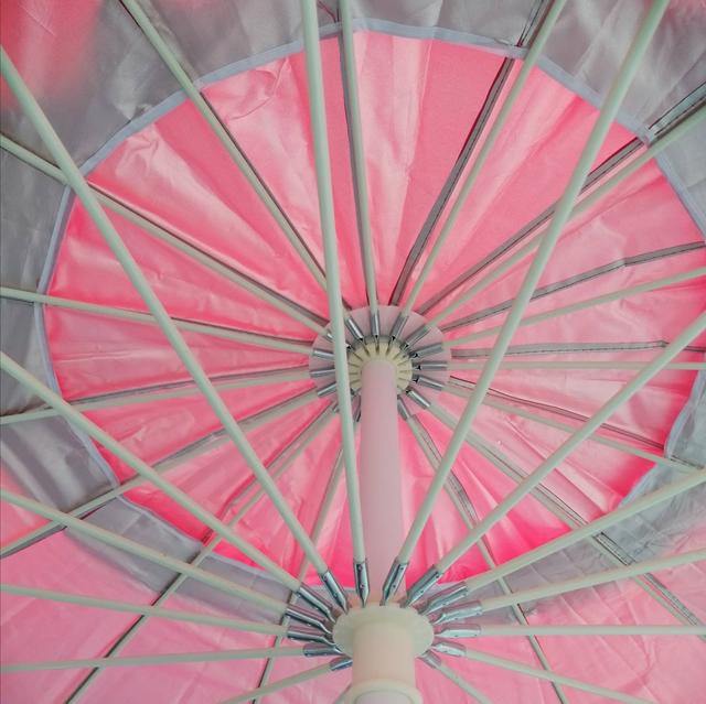 "Зонт 3,5 М. с 16 Спицами: с Клапаном и Серебряным Покрытием ...