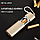 Мініпепельниця брелок із неіржавкої сталі портативна кишенькова попільничка для сигарет із карабіном, фото 2