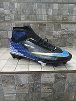 Бутсы мужские Nike Mercurial Black-Blue