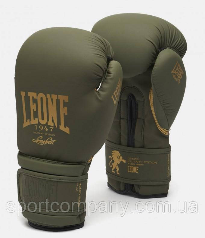 Боксерські рукавички Leone Mono Military 12 ун.