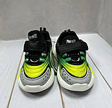 Тканинні дитячі кросівки Kimbo-o зелені Р27-31, фото 4