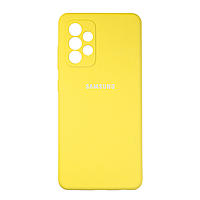 Чохол Silicone Case Premium для Samsung Galaxy A73 Lemonade