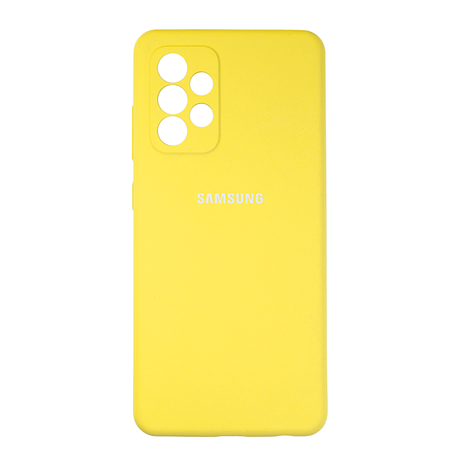 Чохол Silicone Case Premium для Samsung Galaxy A73 Lemonade, фото 1