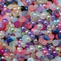 Перли для дизайну нігтів, кольорові, 1.5 мм, 100 штук