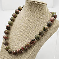 Буси Яшма 14 мм дрібна огранка довжина 45 см