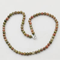 Буси Яшма Унакит 6 мм 44 см Подовжувач 5 см