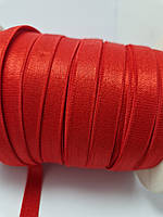 Резинка для бретелек красная, ширина 1 см