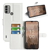 Чехол-книжка Litchie Wallet для Nokia C31 White